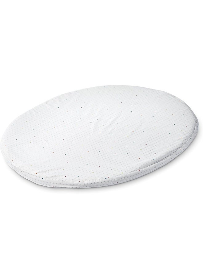 Stokke Sleepi Mini Fitted Sheet by Pehr V2, Rainbow Dot