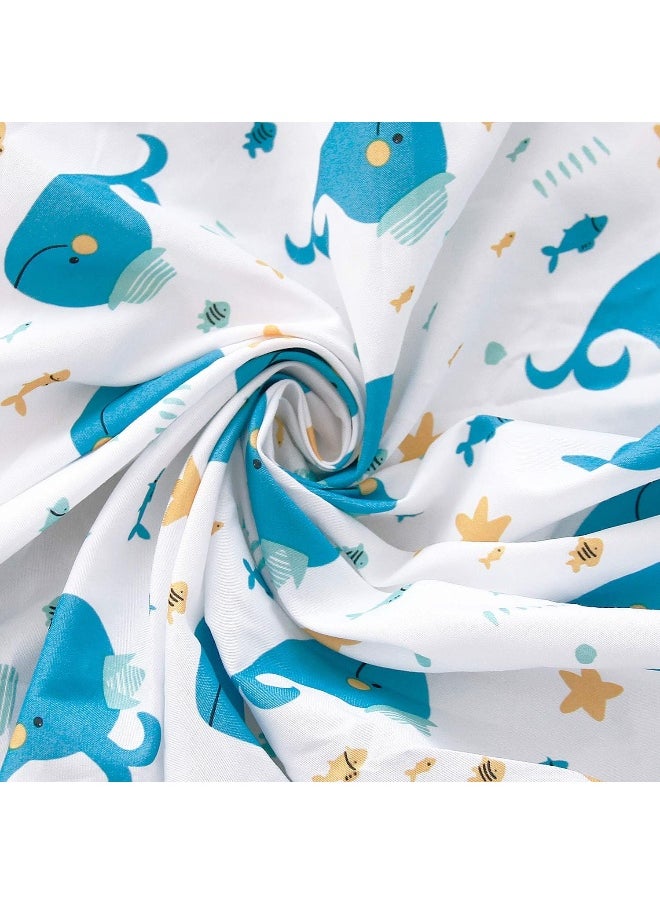 Biloban Crib Sheets Fitted, 2 Pack Crib Sheet Fits for Standard Crib Mattress, Toddler Sheets for Baby Boys & Girl