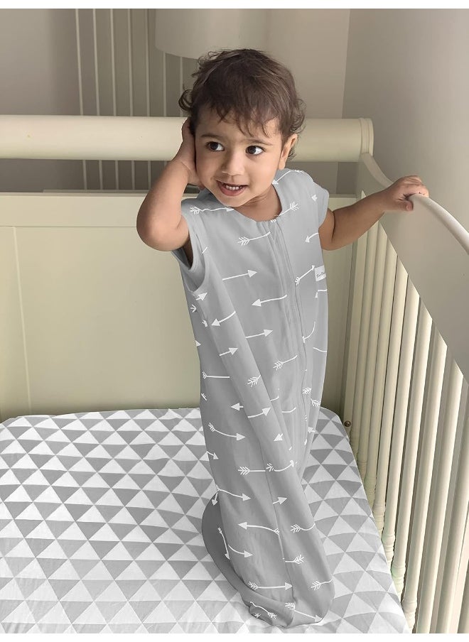 Pack n Play Sheets – Pack and Play Sheets 4 Pack – 100% Super Soft Jersey Knit Cotton Playard Mattress Sheets – Portable Playpen Sheet – Fitted Play Yard Mini Crib Sheets for Boy & Girl (24 x 38 x 5)