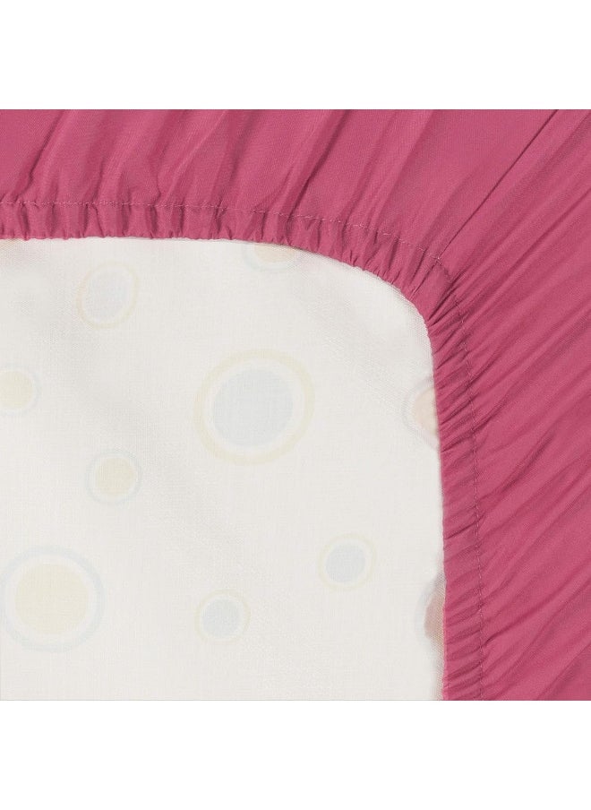 Precious Moments Noah’s Ark Fitted Crib Sheet 2 Pack for Baby Girl by Everyday Kids