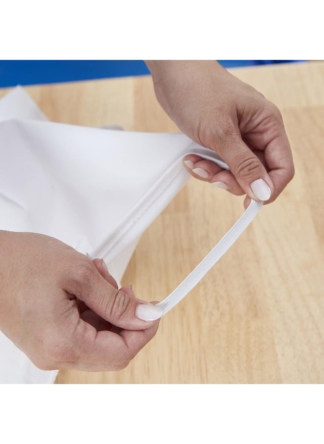 ECR4Kids Cot Sheet, Standard Size, Rest Time Accessories, White, 12-Pack