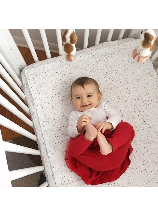 QuickZip Crib Sheet Set - Faster, Safer, Easier Baby Crib Sheet