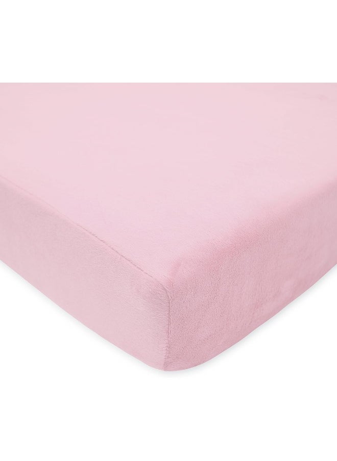 American Baby Company Heavenly Soft Chenille Fitted Crib Sheet 28