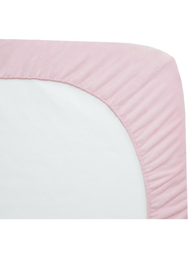 American Baby Company Heavenly Soft Chenille Fitted Crib Sheet 28