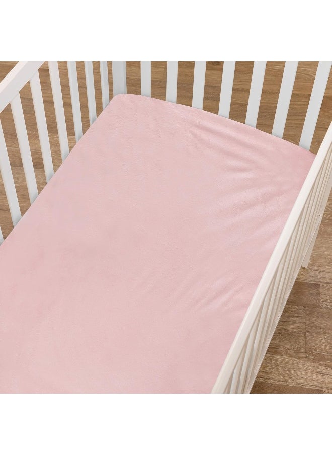 American Baby Company Heavenly Soft Chenille Fitted Crib Sheet 28