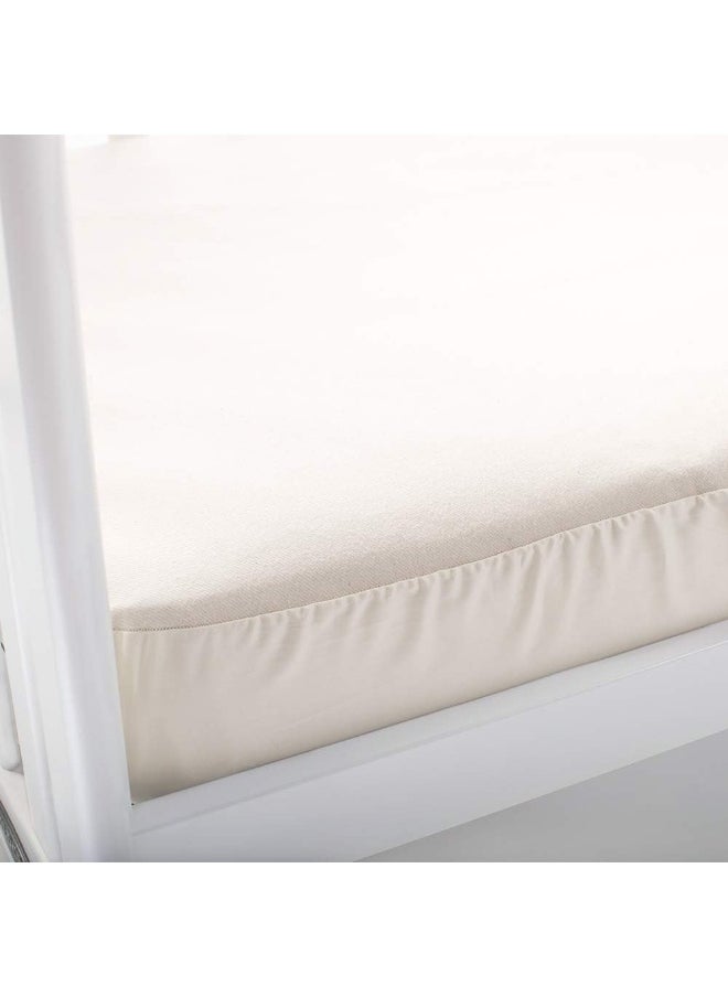 Naturepedic Waterproof Fitted Crib Pad, 28x52