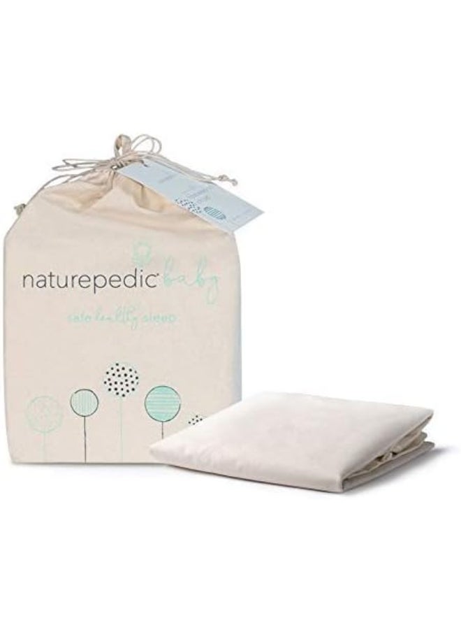 Naturepedic Waterproof Fitted Crib Pad, 28x52