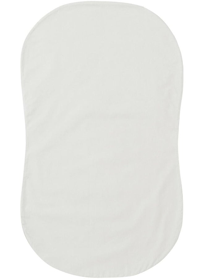 Halo Bassinest Fitted Sheet, 100% Cotton, Super Soft Bassinet Sheet for Baby Boys, Girls and Unisex, Breathable and Lightweight Mattress Pad Cover, Grey