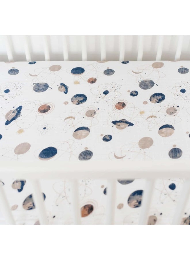 Little Unicorn Cotton Muslin Crib Sheet