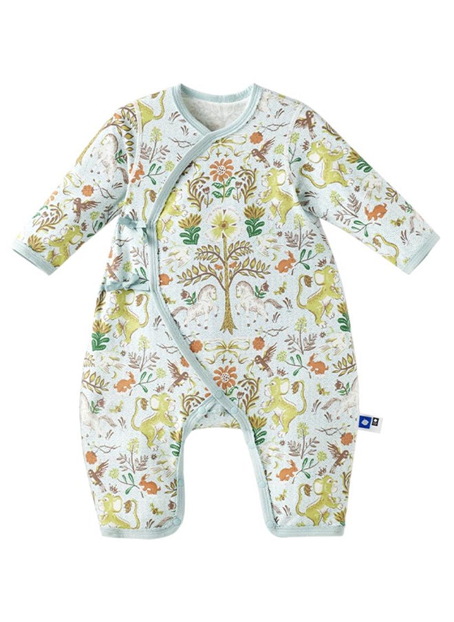 Babycare - Baby Onesies, Royal Lion Romper in Green (1–3 Months) | Soft Cotton, Newborn Bodysuit for Baby Boys & Girls | Ideal for New Moms, Expecting Mothers, Baby Shower Gift, Snap Closure, Breathable, Easy to Wear