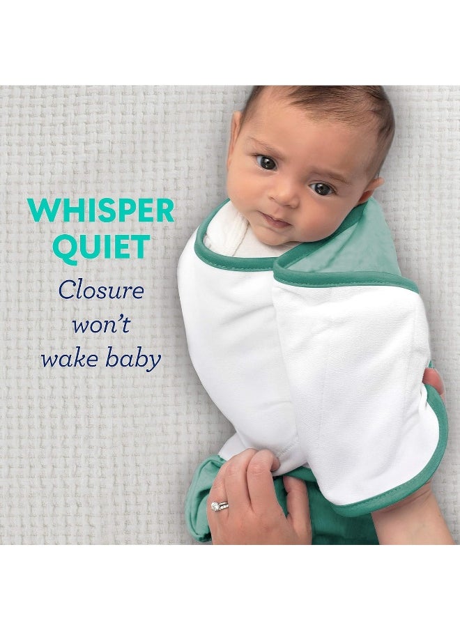 SwaddleMe Luxe Whisper Quiet Swaddle – Size Small/Medium, 0-3 Months, 2-Pack (You Are My Sunshine) Extra-Soft Newborn Swaddle Wrap With Silent Fabric Closure and Bottom Zipper for Diaper Changes