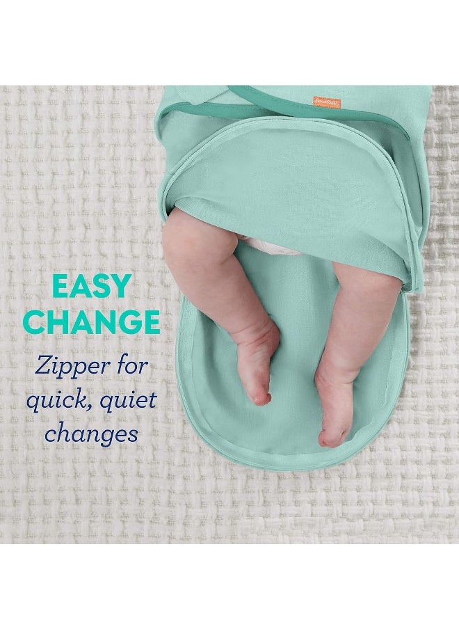 SwaddleMe Luxe Whisper Quiet Swaddle – Size Small/Medium, 0-3 Months, 2-Pack (You Are My Sunshine) Extra-Soft Newborn Swaddle Wrap With Silent Fabric Closure and Bottom Zipper for Diaper Changes