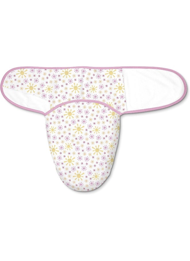 SwaddleMe Luxe Whisper Quiet Swaddle – Size Small/Medium, 0-3 Months, 2-Pack (You Are My Sunshine) Extra-Soft Newborn Swaddle Wrap With Silent Fabric Closure and Bottom Zipper for Diaper Changes