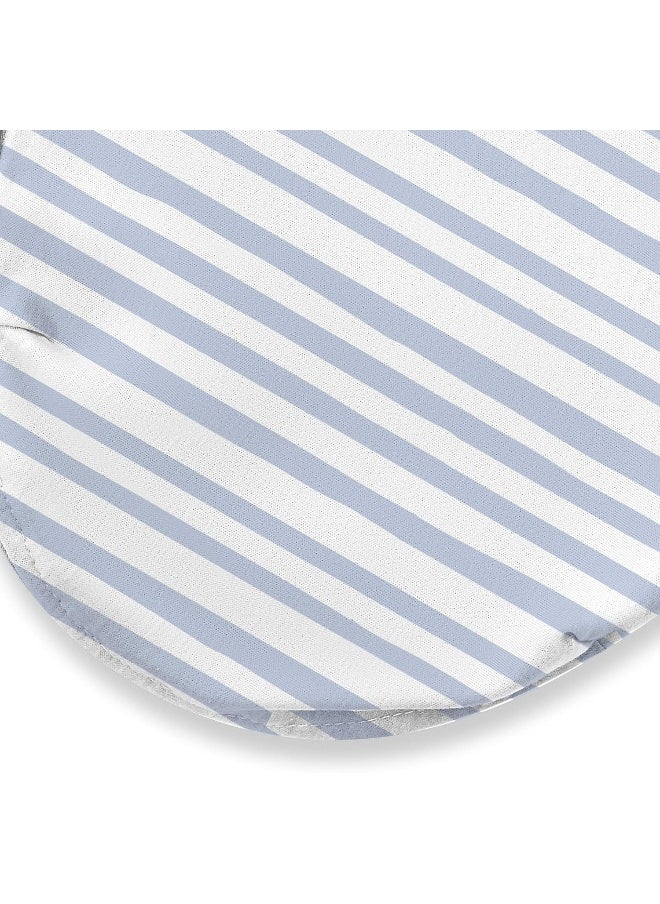 SwaddleMe Luxe Easy Change Swaddle – Size Small/Medium, 0-3 Months, 2-Pack (Water Color Indigo)
