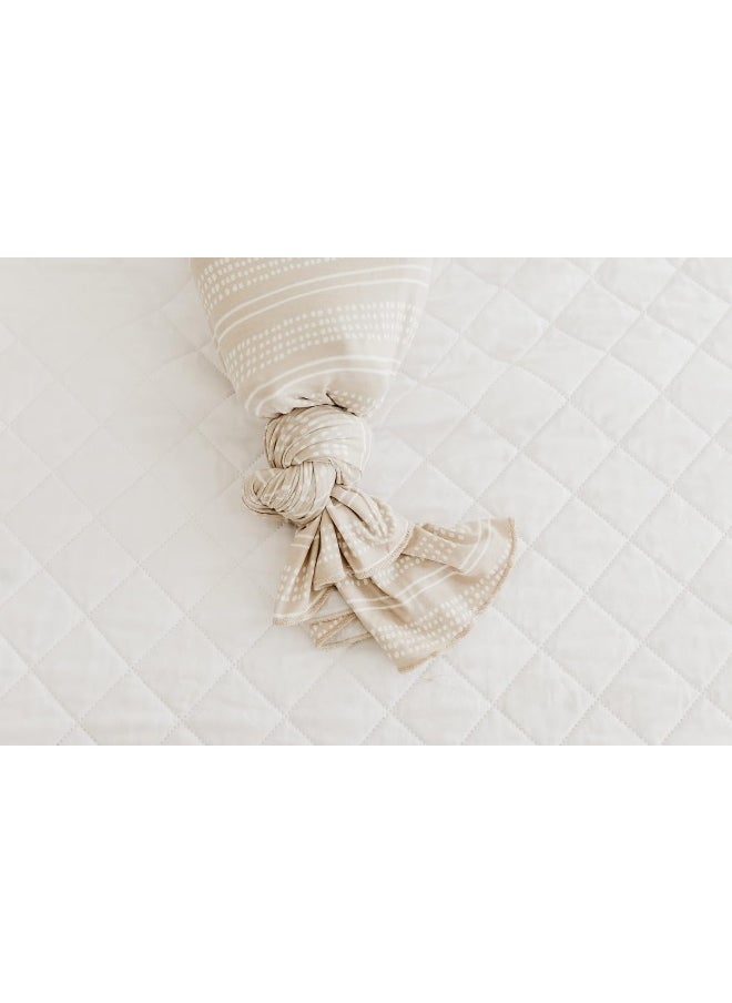 Copper Pearl Large Premium Knit Baby Swaddle Receiving Blanket Clay