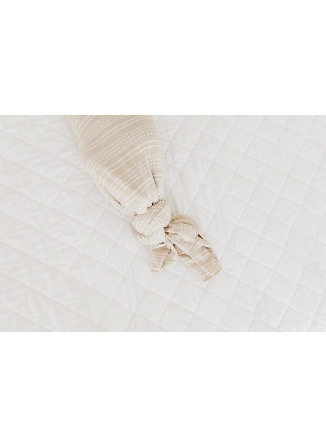 Copper Pearl Large Premium Knit Baby Swaddle Receiving Blanket Clay