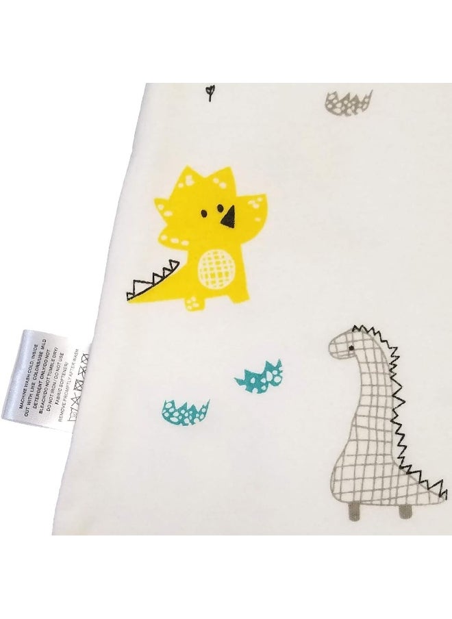 Enrich YLife Baby Dinosaur Swaddle Cotton Split Sleeping Bag Swaddle Wearable Blanket for Boys and Girls, 4 Season, 6-12 Months (Blue Dinosaur)