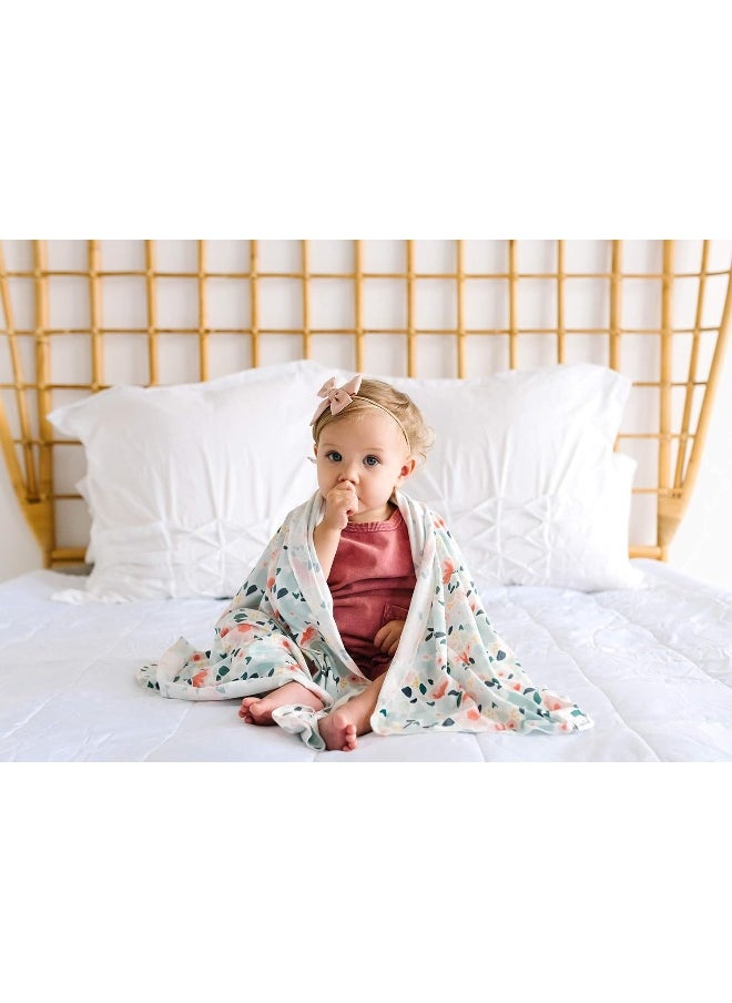 Copper Pearl Large Premium Knit Baby Swaddle Receiving Blanket Leilani