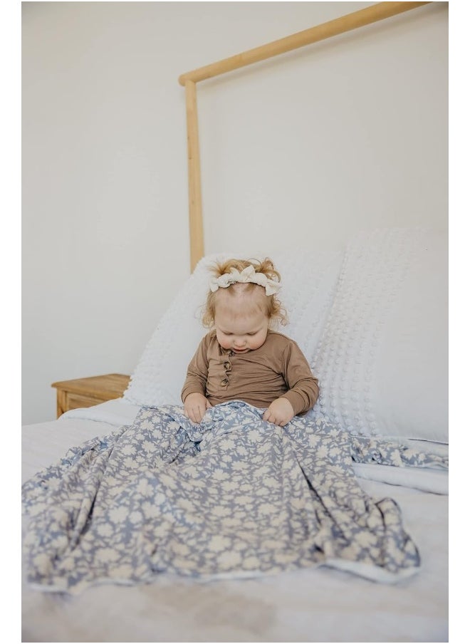 Copper Pearl Large Premium Knit Baby Swaddle Receiving Blanket Lacie