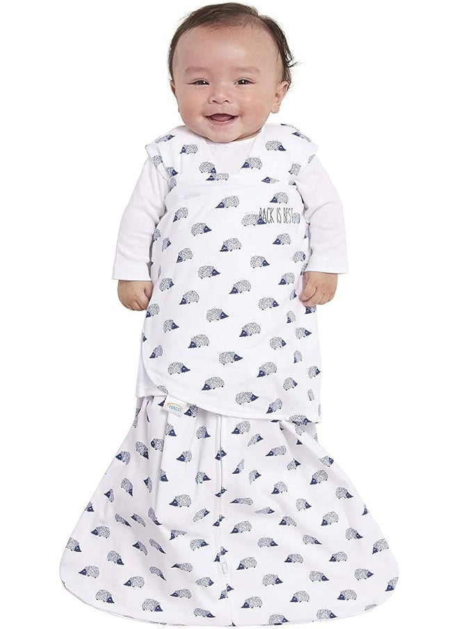 HALO 100% Cotton Sleepsack Swaddle, 3-Way Adjustable Wearable Blanket, TOG 1.5