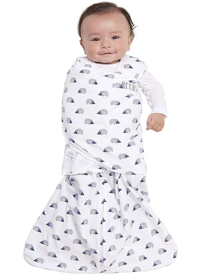 HALO 100% Cotton Sleepsack Swaddle, 3-Way Adjustable Wearable Blanket, TOG 1.5