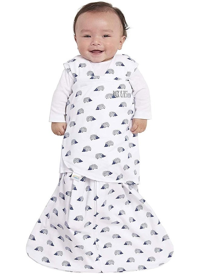 HALO 100% Cotton Sleepsack Swaddle, 3-Way Adjustable Wearable Blanket, TOG 1.5