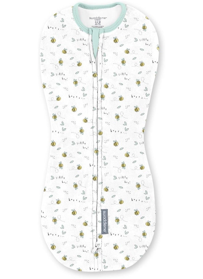 SwaddleMe Pod - Small/Medium, 2 Pack, Little Bees, 0-3 Months