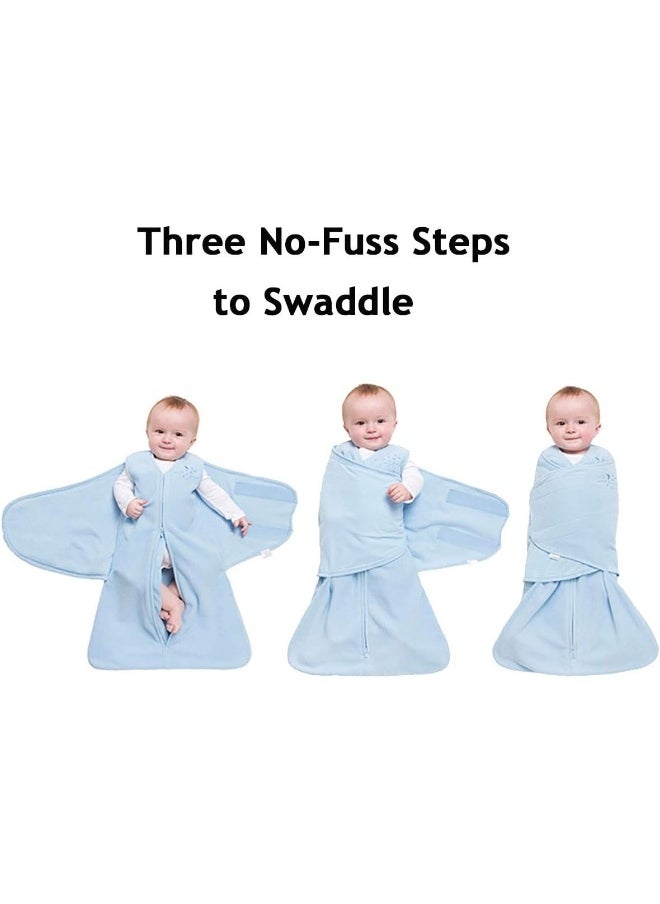 HALO 100% Cotton Sleepsack Swaddle, 3-Way Adjustable Wearable Blanket, TOG 1.5, Sage, Newborn, 0-3 Months