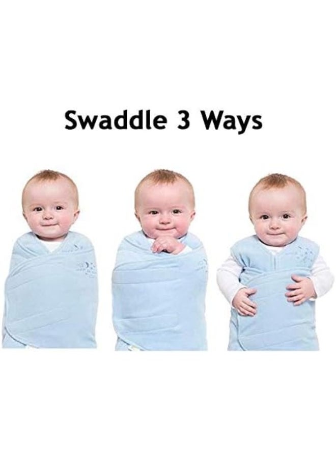 HALO 100% Cotton Sleepsack Swaddle, 3-Way Adjustable Wearable Blanket, TOG 1.5, Sage, Newborn, 0-3 Months