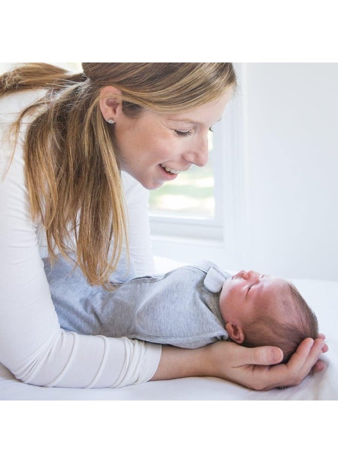 Woombie Original Baby Swaddling Blanket - Soothing, Cotton Baby Swaddle - Wearable Baby Blanket, Freebird, 14-19 lbs