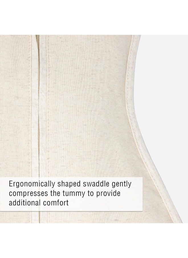 Woombie Original Baby Swaddling Blanket - Soothing, Cotton Baby Swaddle - Wearable Baby Blanket, Freebird, 14-19 lbs