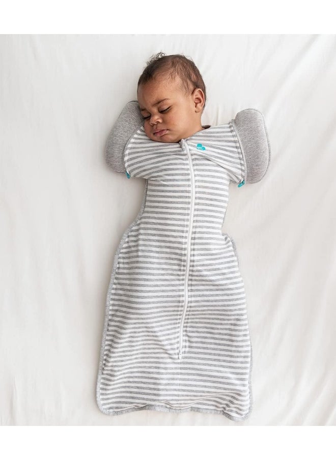 Love to Dream Swaddle UP 50/50, Gray, Medium, 13-18.5 lbs