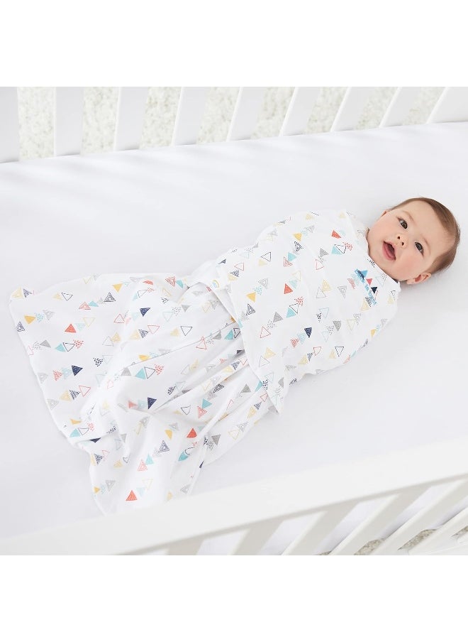 HALO 100% Cotton Sleepsack Swaddle, 3-Way Adjustable Wearable Blanket, TOG 1.5