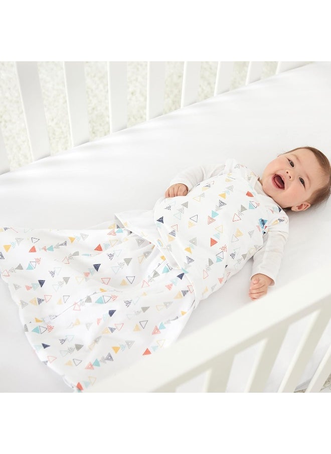 HALO 100% Cotton Sleepsack Swaddle, 3-Way Adjustable Wearable Blanket, TOG 1.5