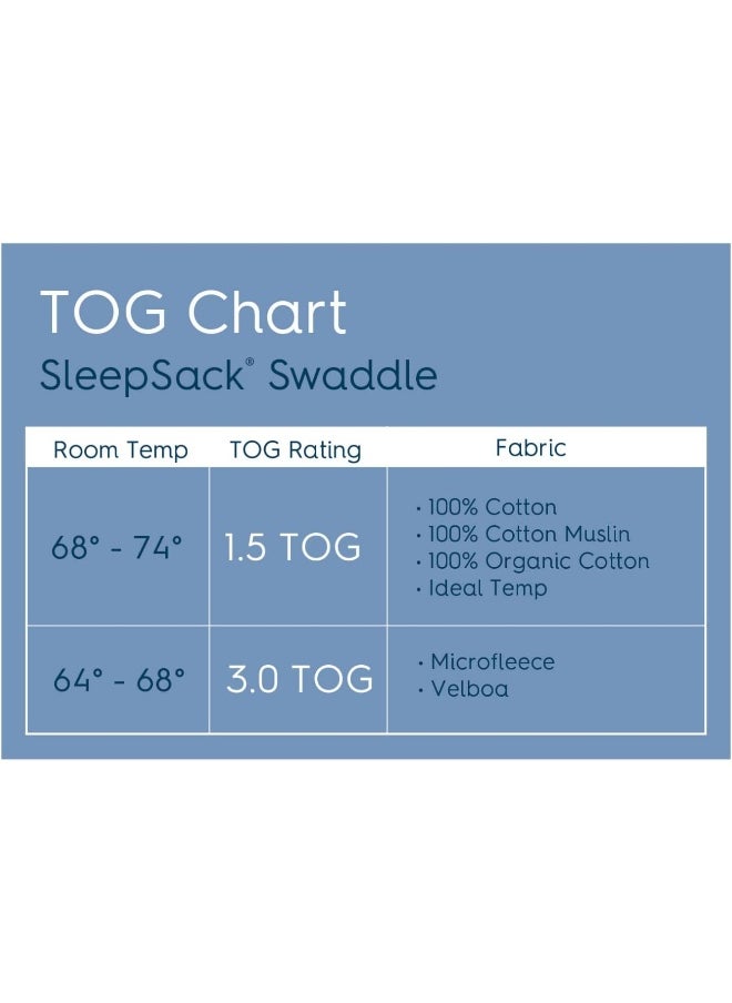HALO Micro-Fleece Sleepsack Swaddle, 3-Way Adjustable Wearable Blanket, TOG 3.0, Soft Pink, Small, 3-6 Months