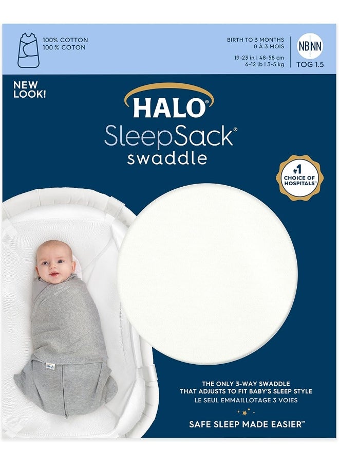 Halo Innovations Sleepsack Swaddle Organic for 0-3 Months