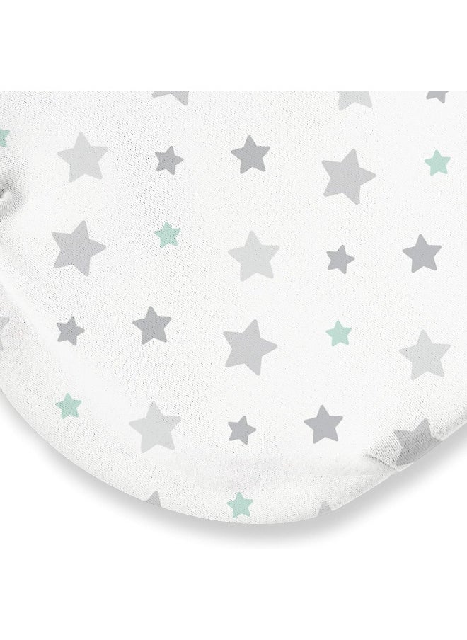 SwaddleMe Summer Infant-Starry Skies Organic cotton swaddle-Starry Skies-2 Pk