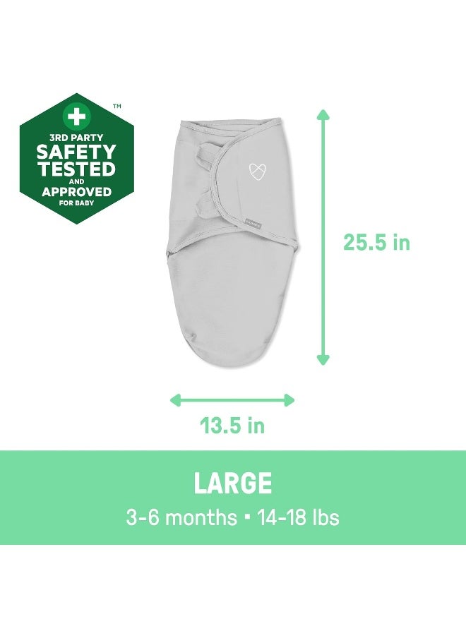 SwaddleMe Original Swaddle 3-PK, Newport Shores, Small