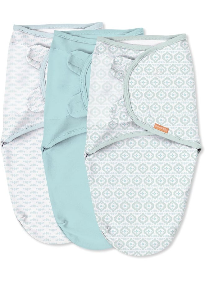 SwaddleMe Original Swaddle 3-PK, Newport Shores, Small