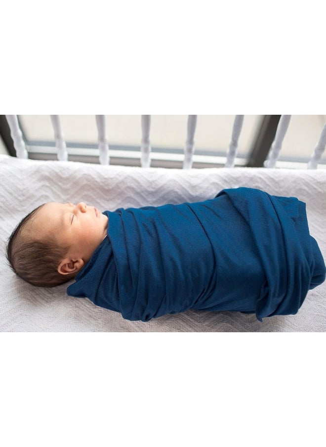 Copper Pearl Large Premium Knit Baby Swaddle Receiving Blanket River
