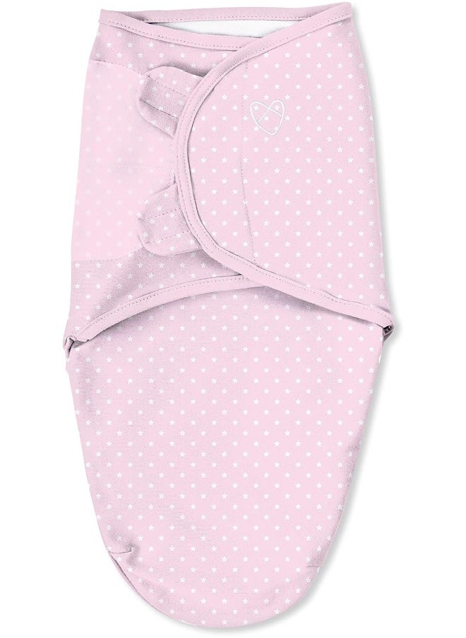SwaddleMe Original Swaddle – Size Small, 0-3 Months, 2-Pack (Pink Polka Whale)