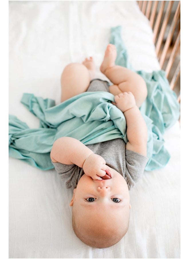 Copper Pearl Large Premium Knit Baby Swaddle Receiving Blanket 'Sonny'