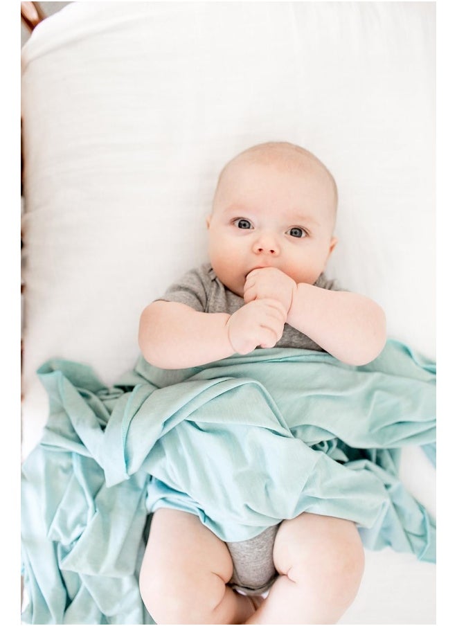 Copper Pearl Large Premium Knit Baby Swaddle Receiving Blanket 'Sonny'
