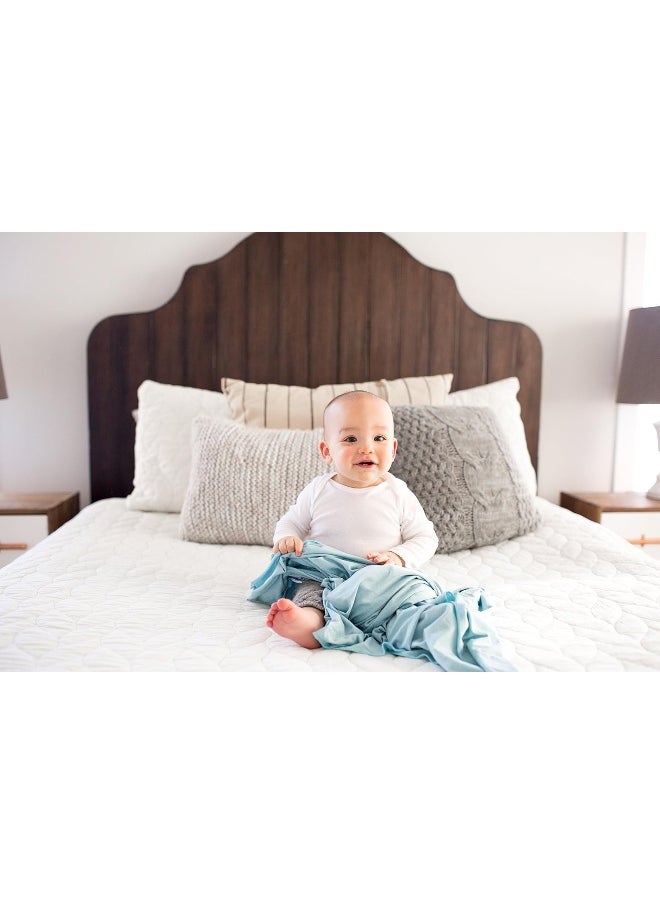 Copper Pearl Large Premium Knit Baby Swaddle Receiving Blanket 'Sonny'