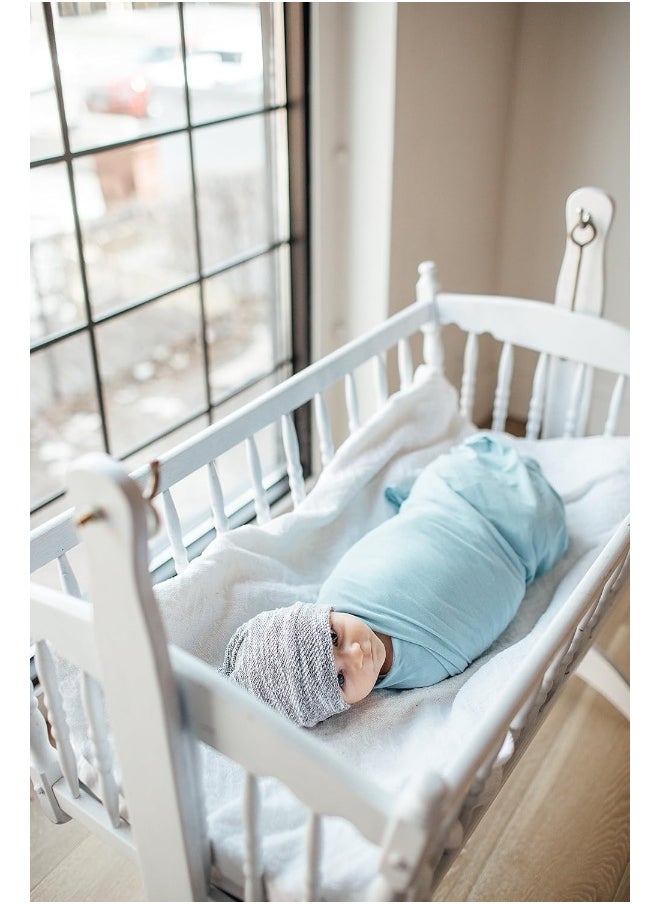 Copper Pearl Large Premium Knit Baby Swaddle Receiving Blanket 'Sonny'