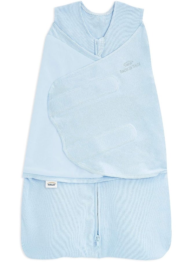 HALO 100% Cotton Sleepsack Swaddle, 3-Way Adjustable Wearable Blanket, TOG 1.5