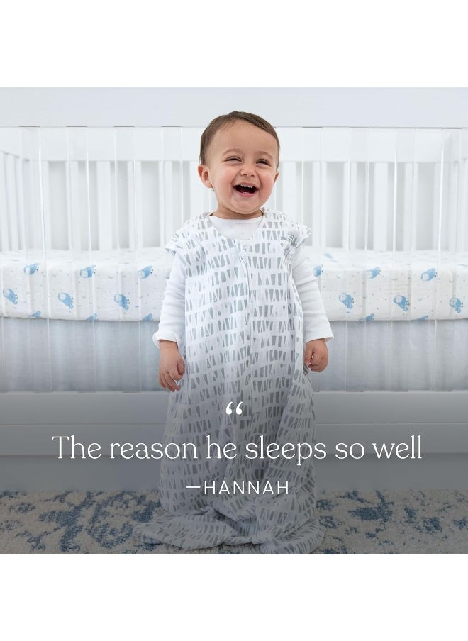 HALO Sleepsack, 100% Cotton Wearable Blanket, Swaddle Transition Sleeping Bag, TOG 0.5, Birds, Medium, 9-12 Months