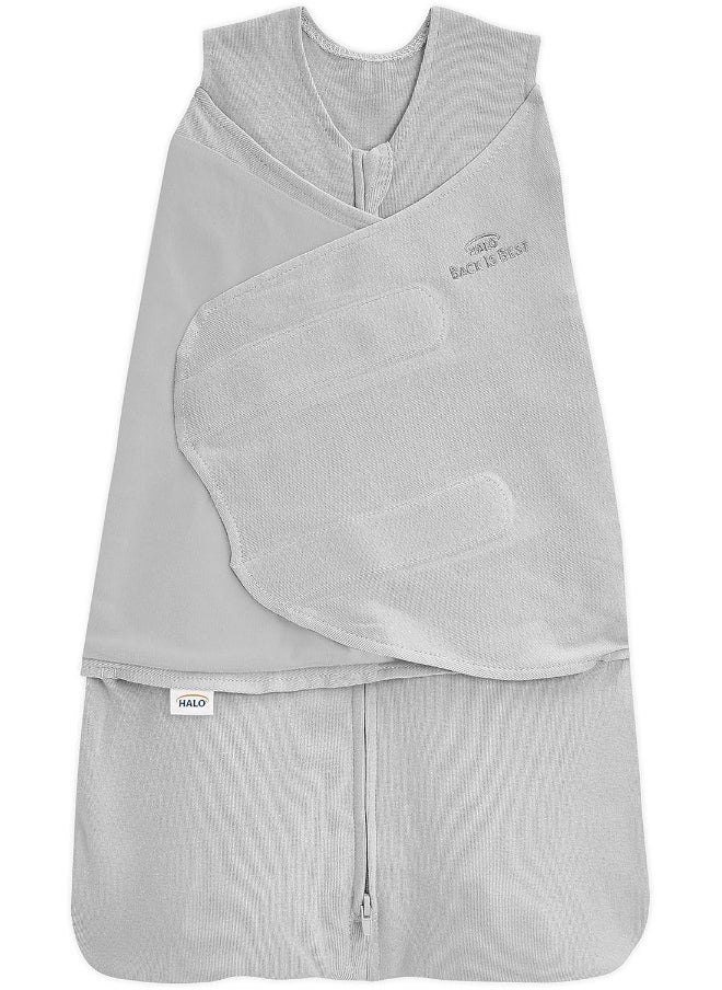 HALO 100% Cotton Sleepsack Swaddle, 3-Way Adjustable Wearable Blanket, TOG 1.5