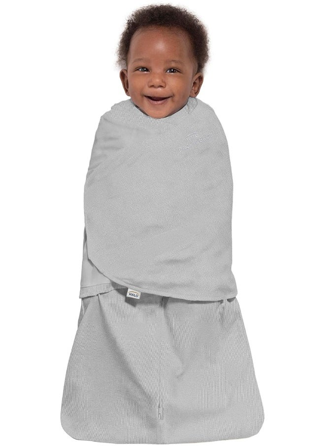 HALO 100% Cotton Sleepsack Swaddle, 3-Way Adjustable Wearable Blanket, TOG 1.5
