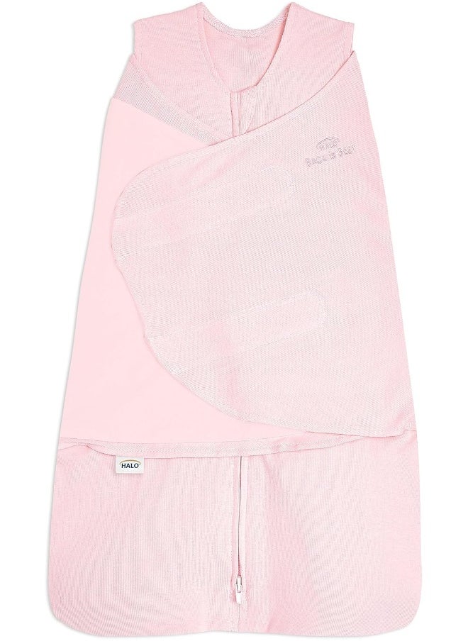HALO 100% Cotton Sleepsack Swaddle, 3-Way Adjustable Wearable Blanket, TOG 1.5